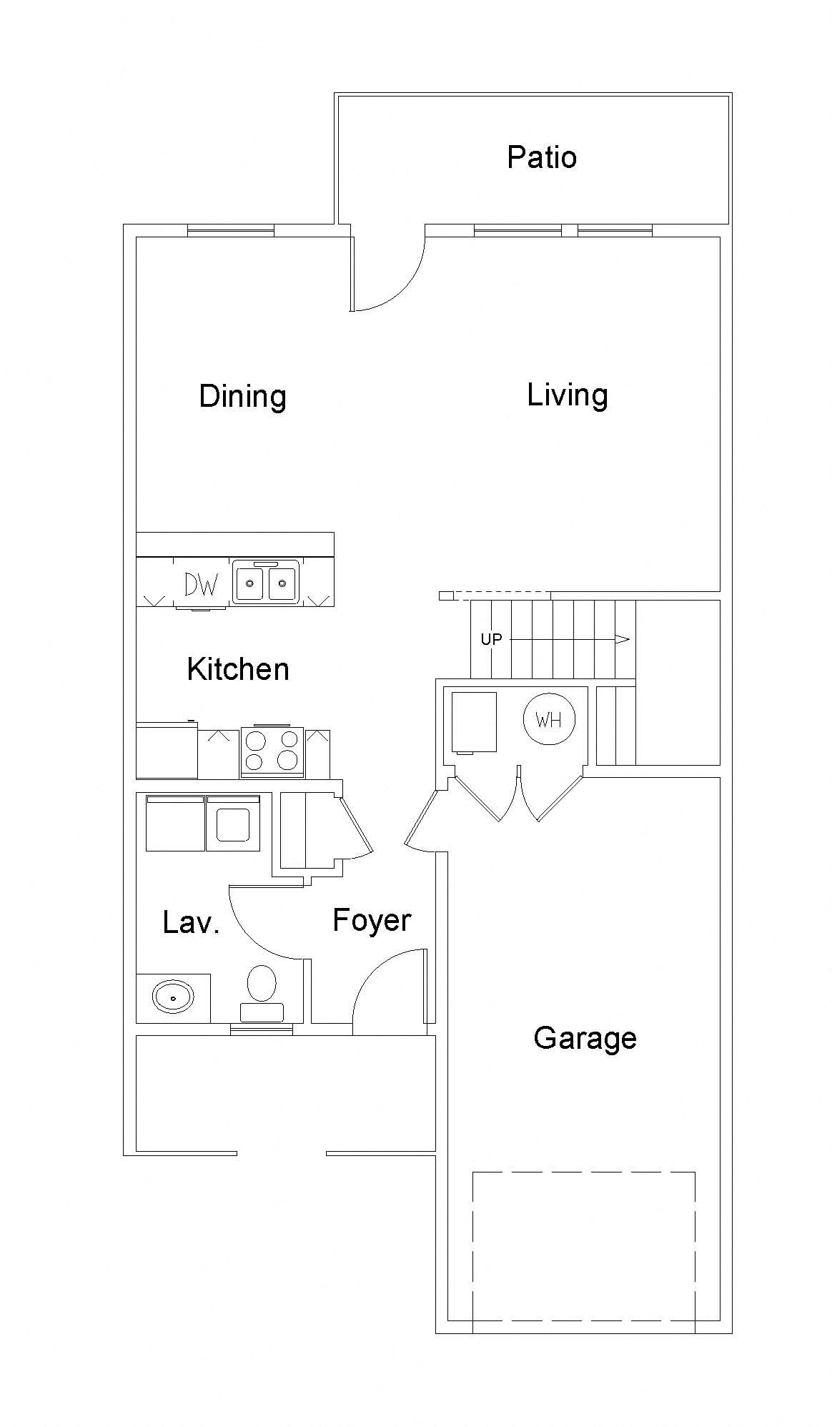 UnitA Floor Plan 1